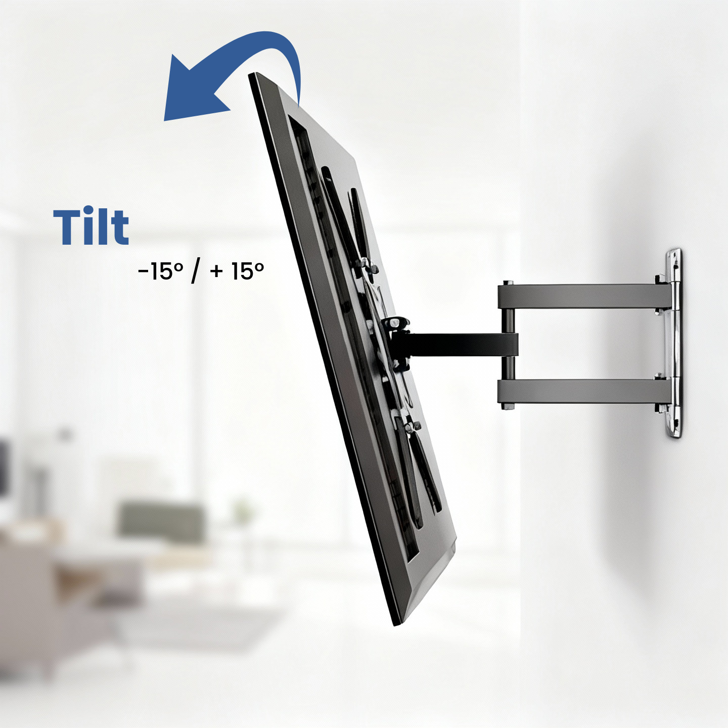 IBRA Swivel Motion TV Wall Mount Bracket 26–55" – Full Motion, Tilt & VESA 400x400