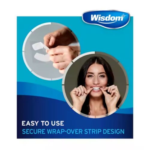 Wisdom Intense White Enamel Boost Teeth Whitening Strips