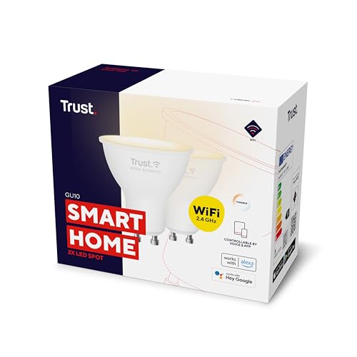 Trust Smart WiFi LED Spot GU10 – White Ambience Duo-Pack (Model 71296)