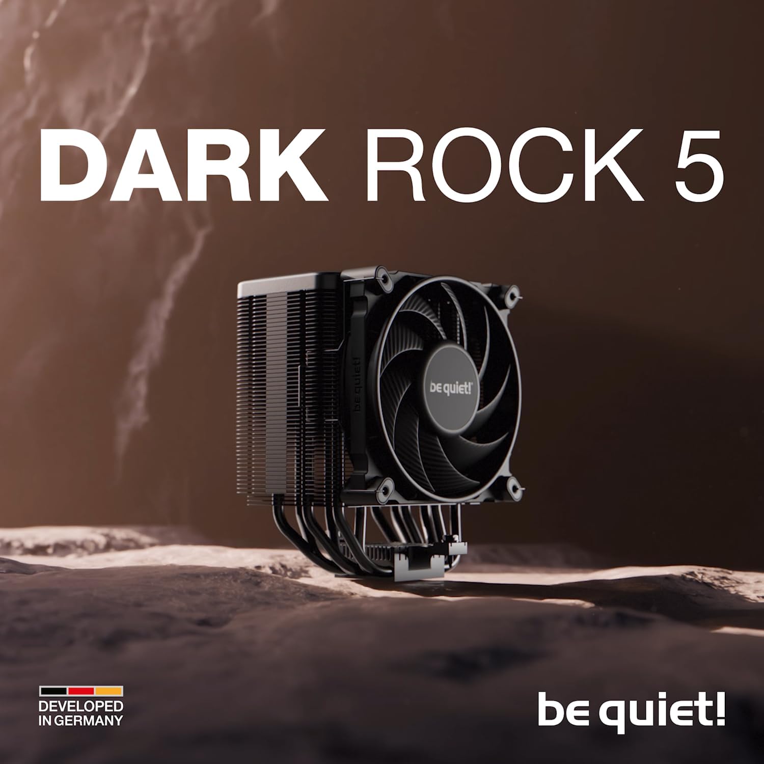 be quiet! Dark Rock 5 – High-End Single-Tower Air CPU Cooler