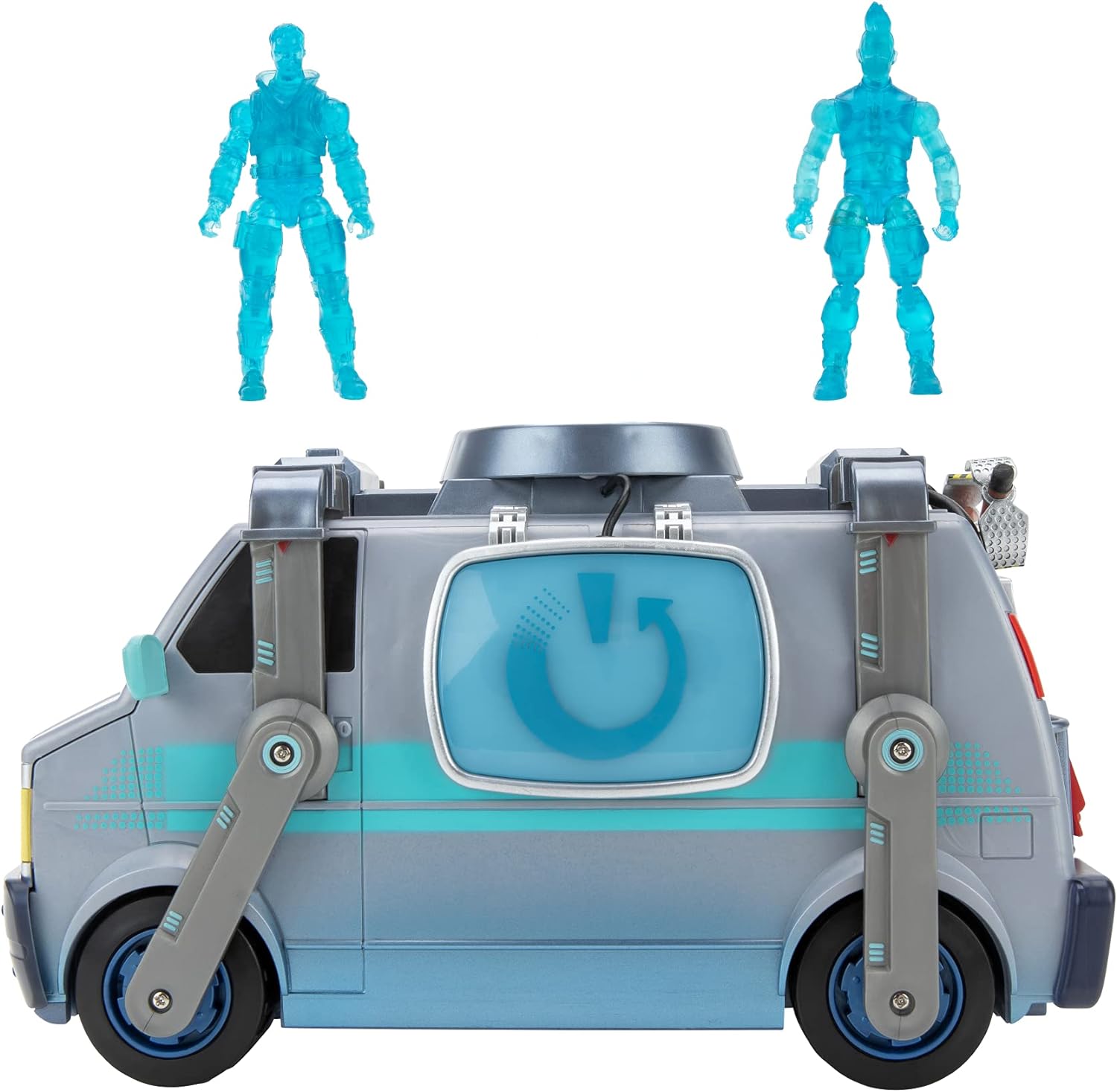 Fortnite FNT0897 Feature Deluxe Van, Electronic Vehicle with Two 4-inch Articulated Drift (Stage 1) and Reboot Recruit Jonesy Figures, and Accessory, Multi - Amazon Exclusive