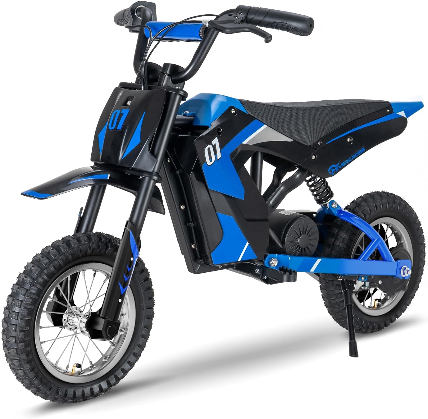 EVERCROSS EV12M Kids Ride On Motorcycle, Electric Motorcycle with 300W Motor, 5/7.5/15.5 MPH Speed Modos, 9.3Miles Long-Range, 12'' Pneumatic Tire, Motor Cross for Ages 3-12 Children