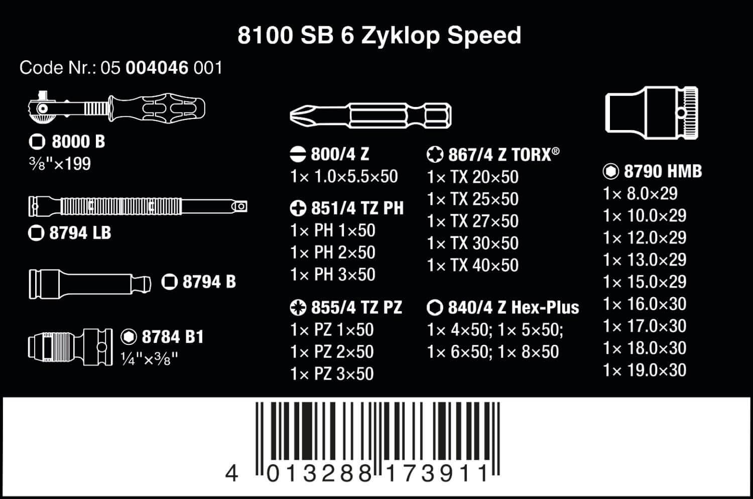 8100 SB 6 Zyklop Speed