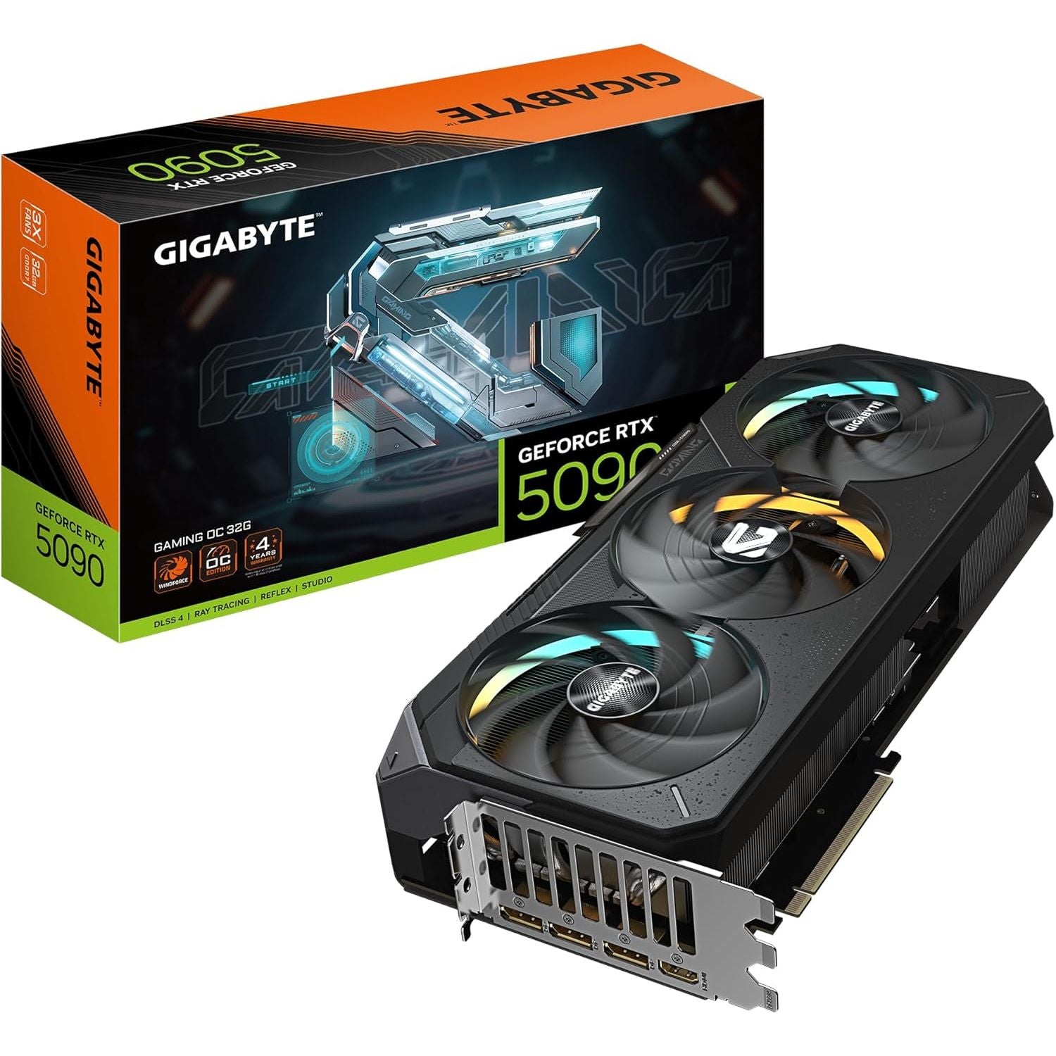 Gigabyte GeForce RTX 5090 GAMING OC 32 GB Graphics Card – PCIe 5.0, GDDR7, DLSS 4