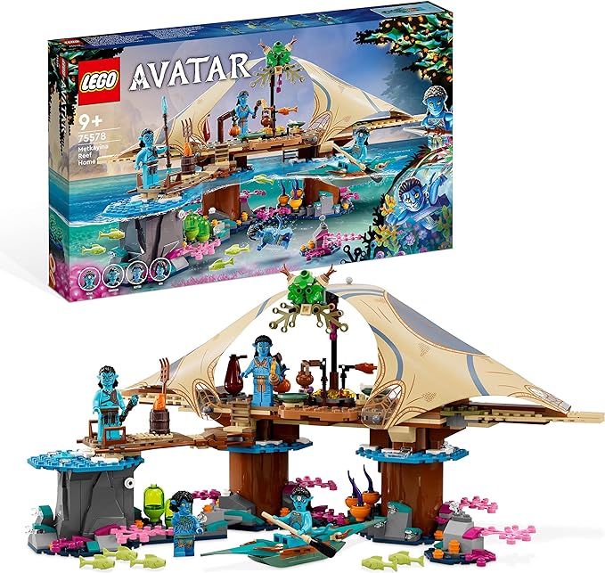 "LEGO Avatar 75578 Metkayina Reef Home | Creative Building Set for Kids 9+"