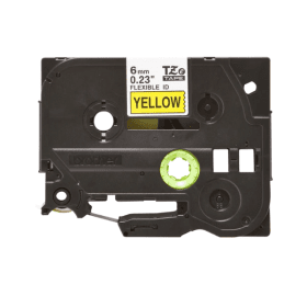 Yellow Flexible ID Laminated Tape 6mm x 8m