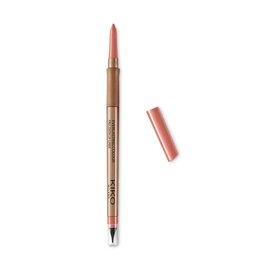 "KIKO Milano Precision Lip Liner in Nude Shade with Built-in Sharpener and Applicator"