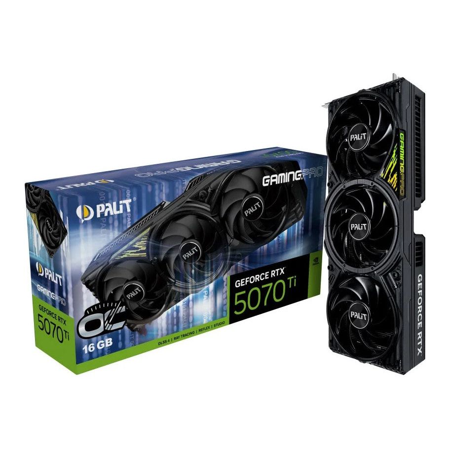 Palit GeForce RTX 5070 Ti GamingPro OC – 16GB GDDR7 Graphics Card