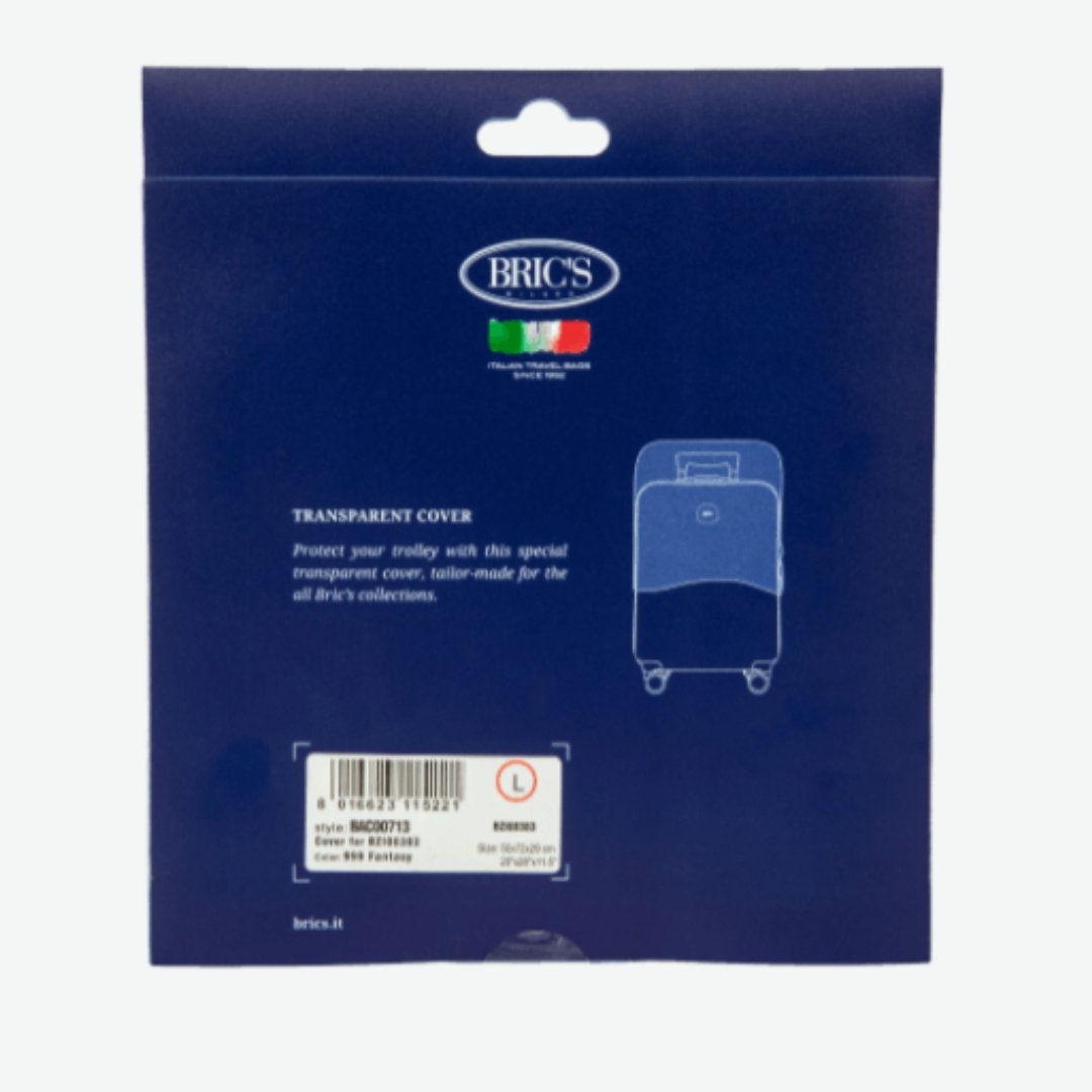 BRIC'S Trolley Transparent Cover Large - Amar.co.uk