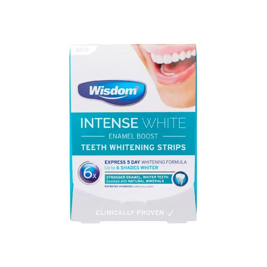 Wisdom Intense White Enamel Boost Teeth Whitening Strips