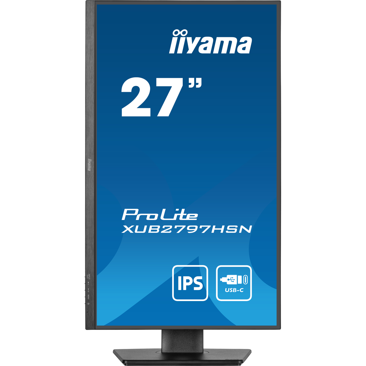 27-Inch iiyama ProLite XUB2797HSN-B1 Full HD Monitor with USB-C, IPS Panel, and Height-Adjustable Stand - Amar