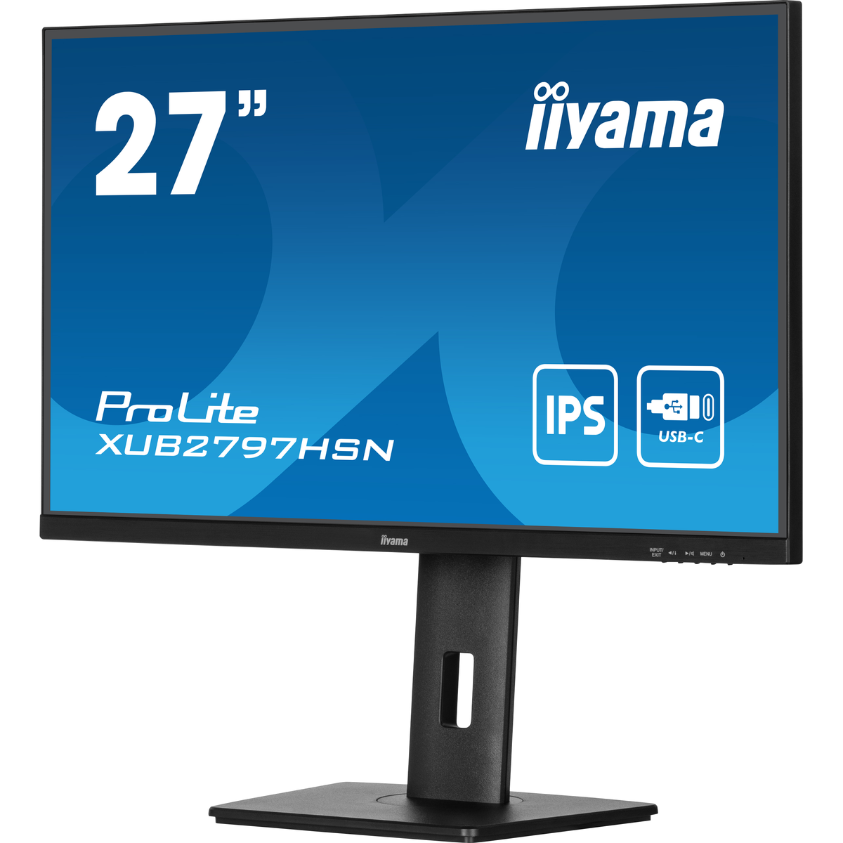 27-Inch iiyama ProLite XUB2797HSN-B1 Full HD Monitor with USB-C, IPS Panel, and Height-Adjustable Stand - Amar