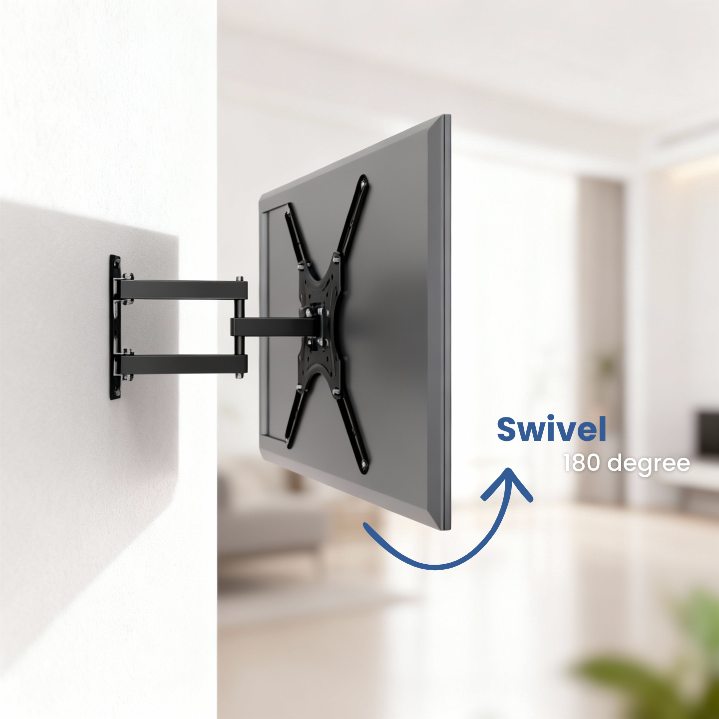 IBRA Swivel Motion TV Wall Mount Bracket 26–55" – Full Motion, Tilt & VESA 400x400