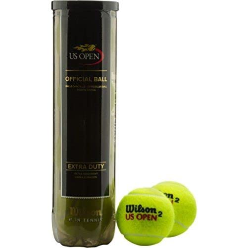 Wilson Unisex Extra Duty Wilson Tennis Balls Us Open Xd 4 pack Can for Hard Surfaces Yellow Wrt116200, Yellow, Balls UK - Amar.co.uk