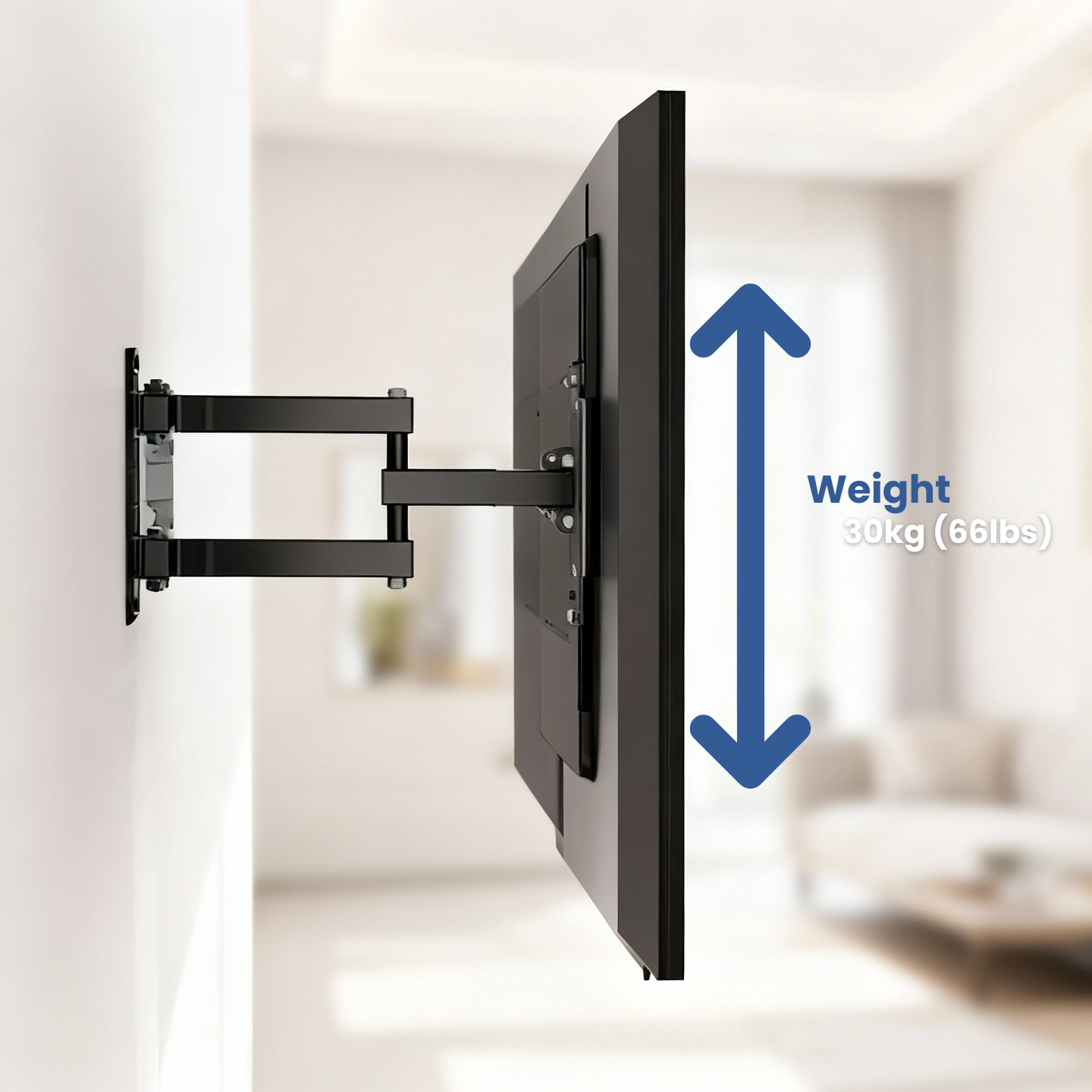 IBRA Swivel Motion TV Wall Mount Bracket 26–55" – Full Motion, Tilt & VESA 400x400