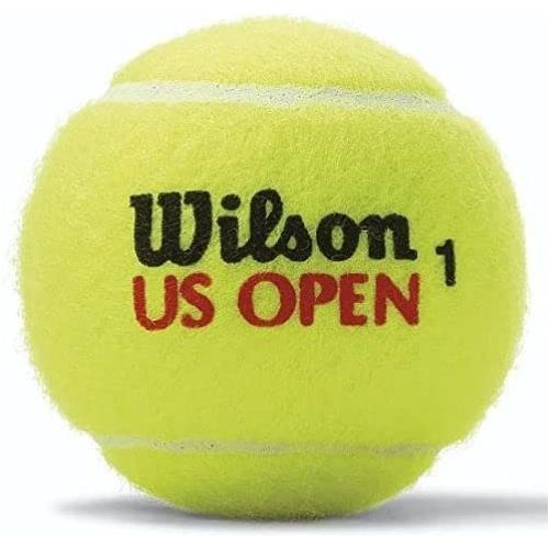 Wilson Unisex Extra Duty Wilson Tennis Balls Us Open Xd 4 pack Can for Hard Surfaces Yellow Wrt116200, Yellow, Balls UK - Amar.co.uk