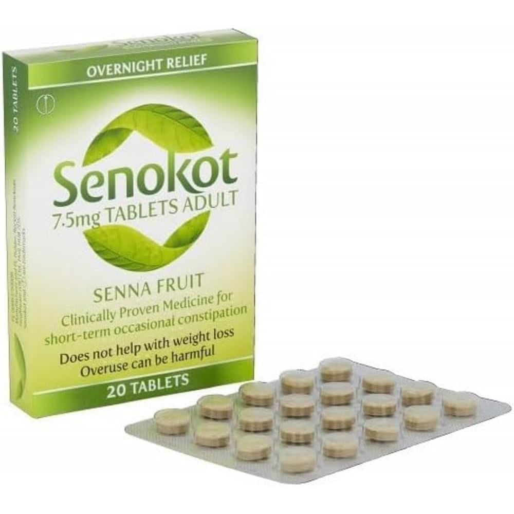 Senokot 7.5 mg Tablets – 20 Tablets