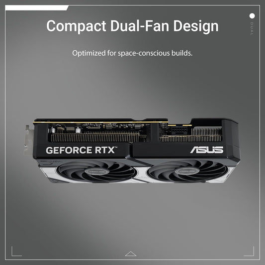 ASUS Dual RTX 5070 OC 12 GB Graphics Card – PCIe 5.0, Compact Dual-Fan