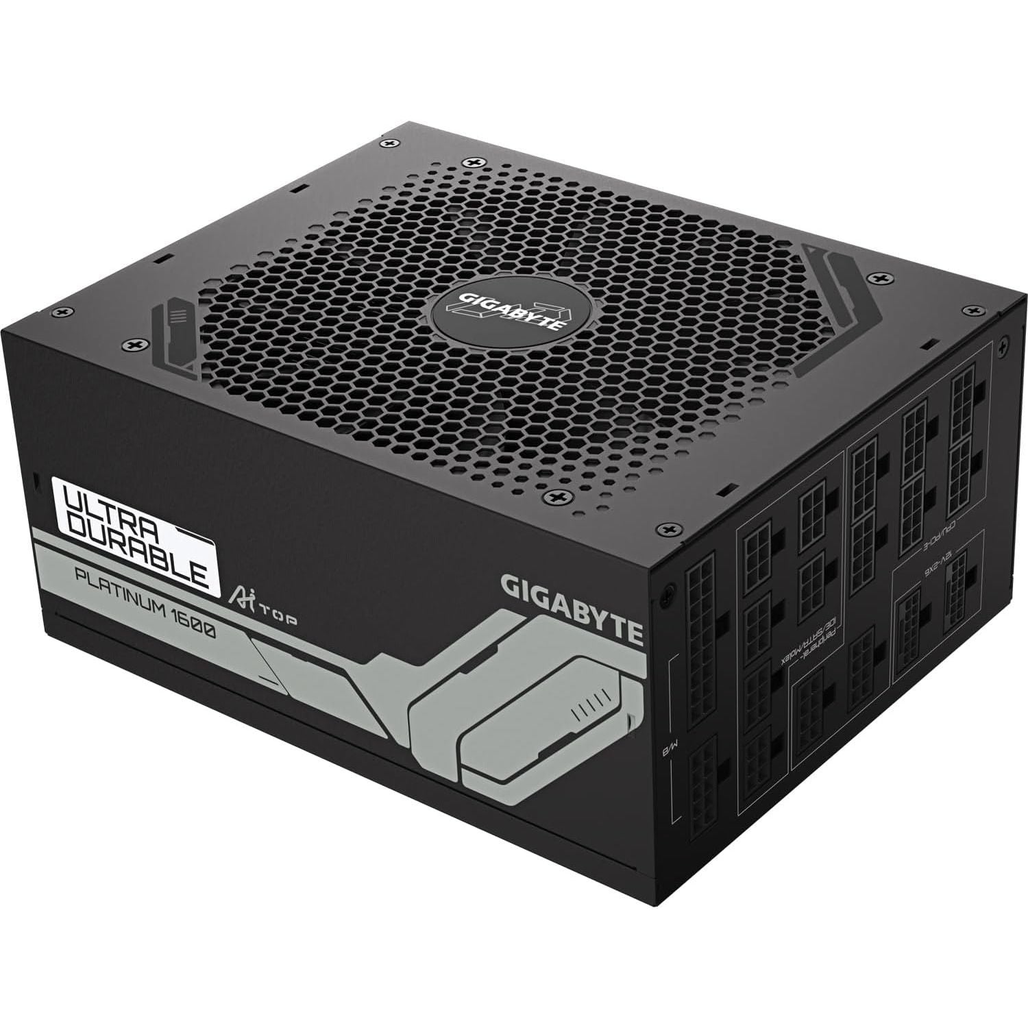 Gigabyte UD1600PM PG5 AI TOP 1600W Power Supply Unit – 80+ Platinum, Fully Modular, ATX 3.1, PCIe 5.0