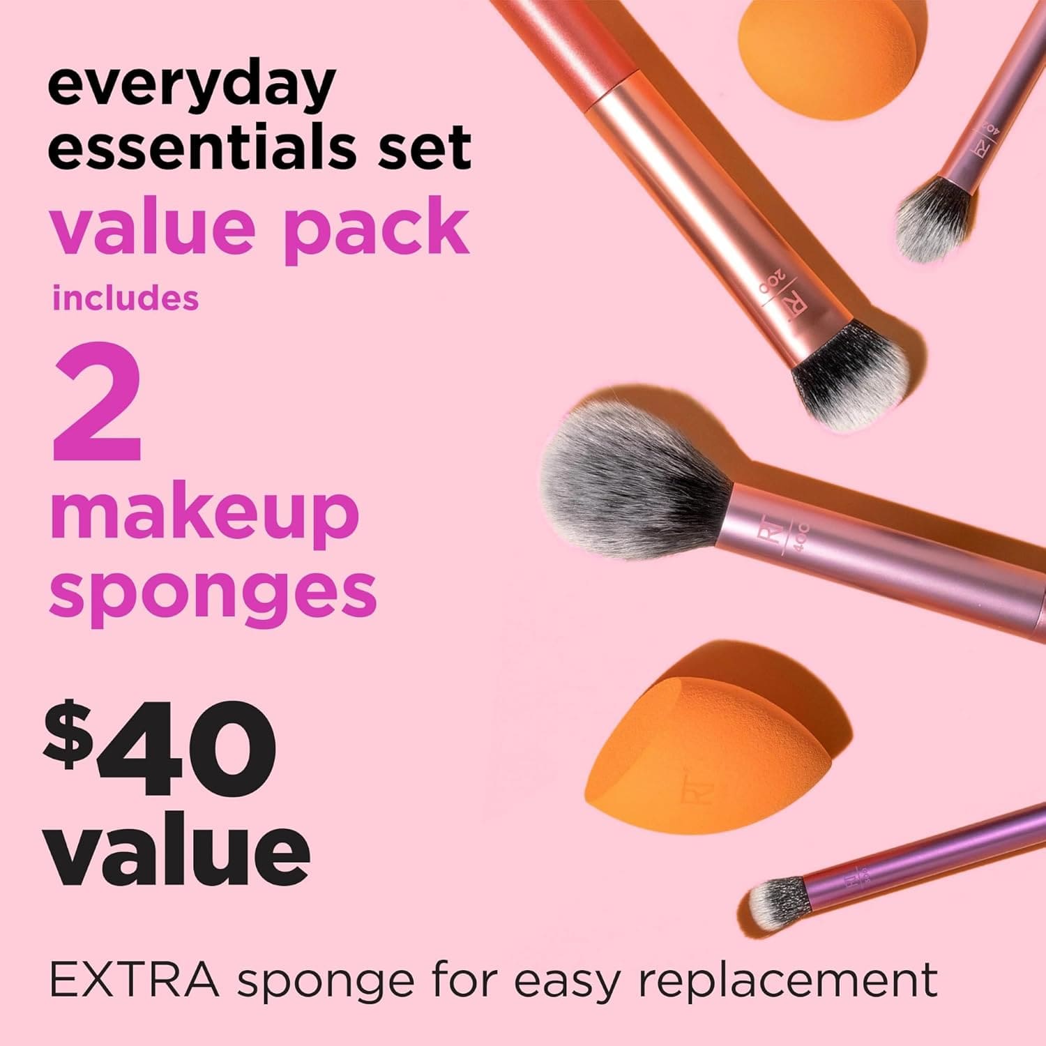 Expert Face Brush and Deluxe Crease Brush from Real Techniques Set