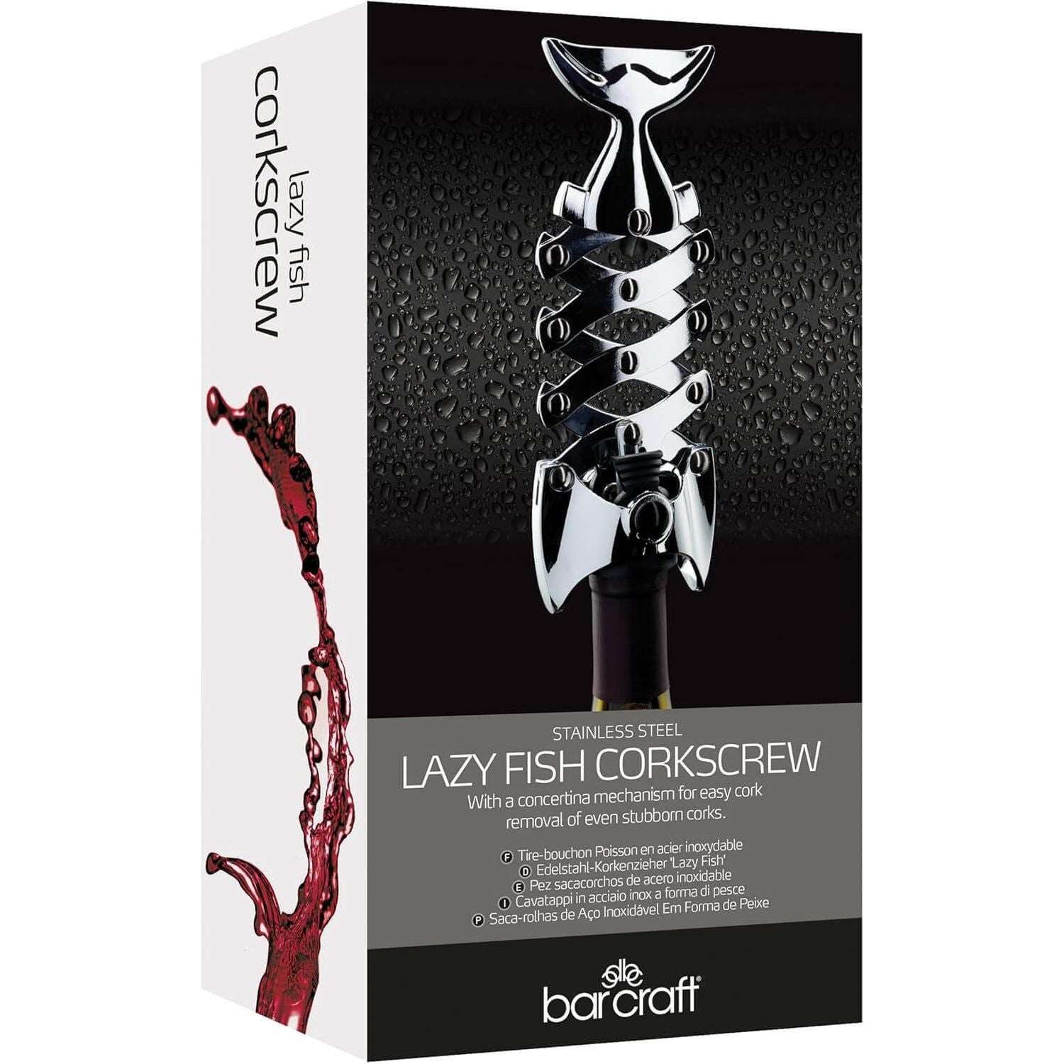 BarCraft Lazy Fish Corkscrew - Amar.co.uk