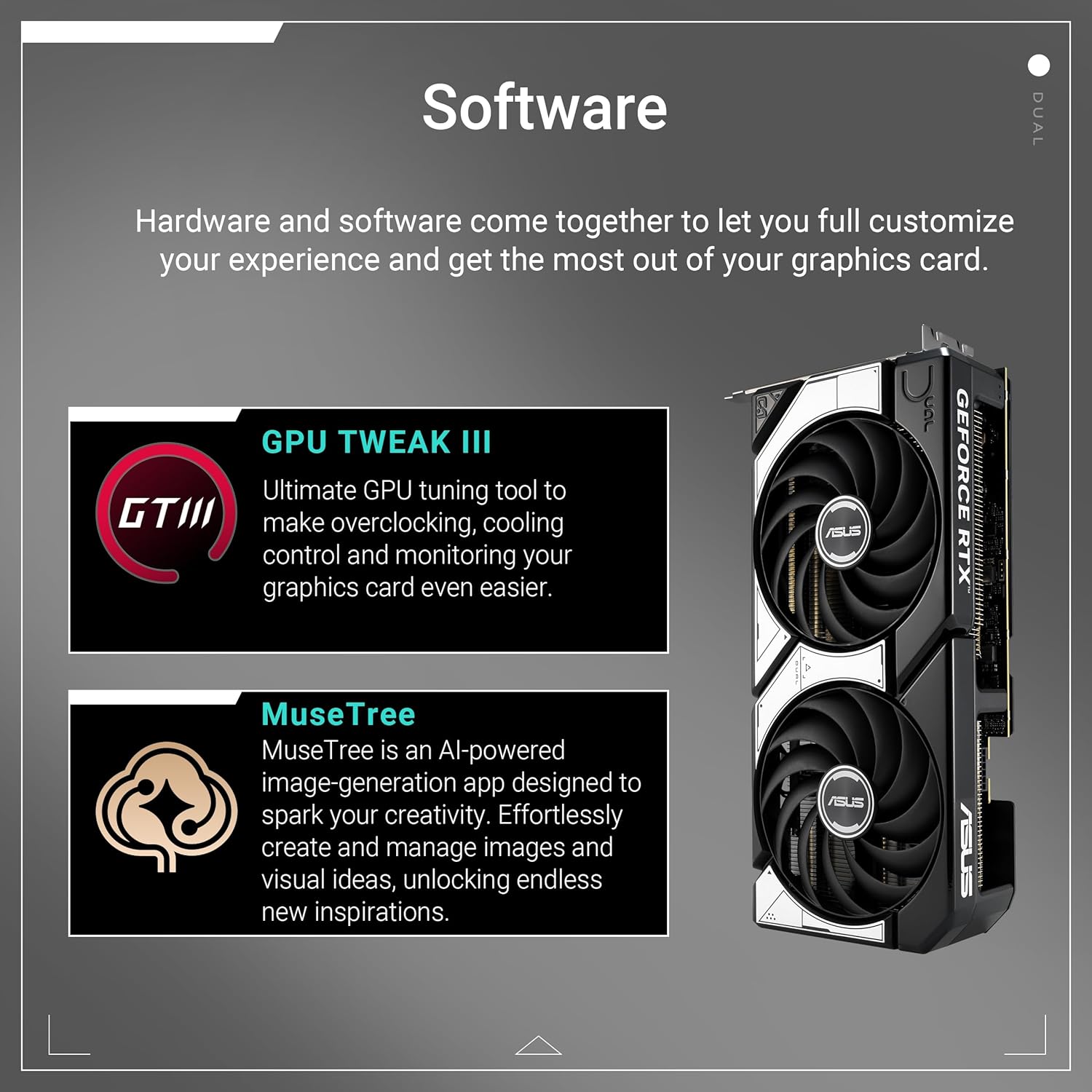 ASUS Dual RTX 5070 OC 12 GB Graphics Card – PCIe 5.0, Compact Dual-Fan