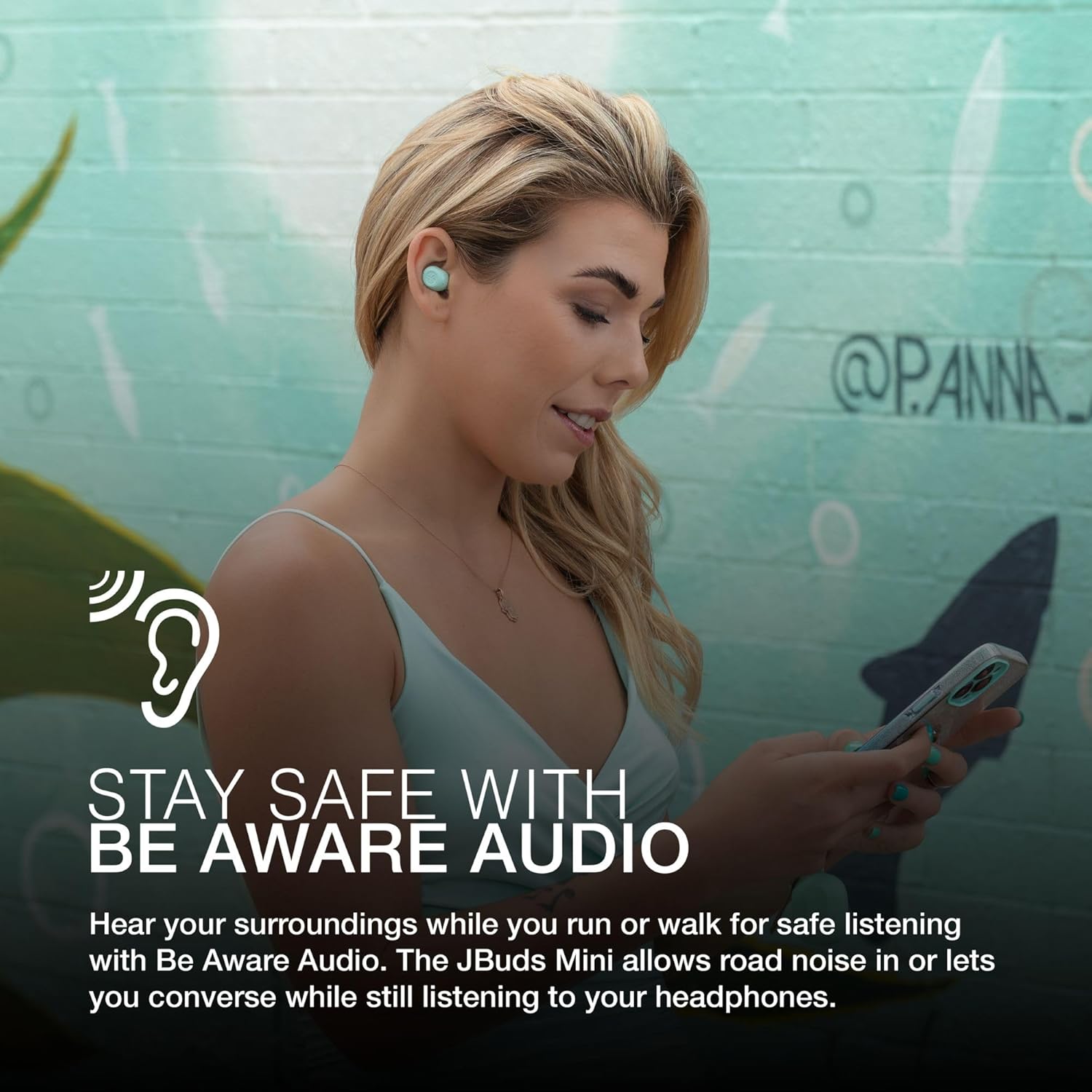 JLab JBuds Mini True Wireless Earbuds - Bluetooth In-Ear Headphones with 20-Hour Playtime - Amar