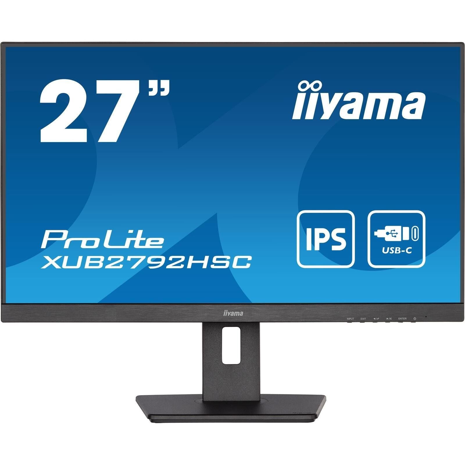 27-Inch Full HD LED  iiyama ProLite Monitor with USB-C - XUB2792HSC-B5 - Amar