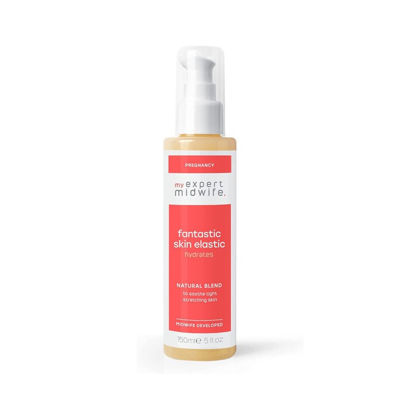 My Expert Midwife Fantastic Skin Elastic, Stretch Mark & Scar Cream, Pregnancy & Post - Natal Elasticising Serum/Massage Lotion - Amar.co.uk
