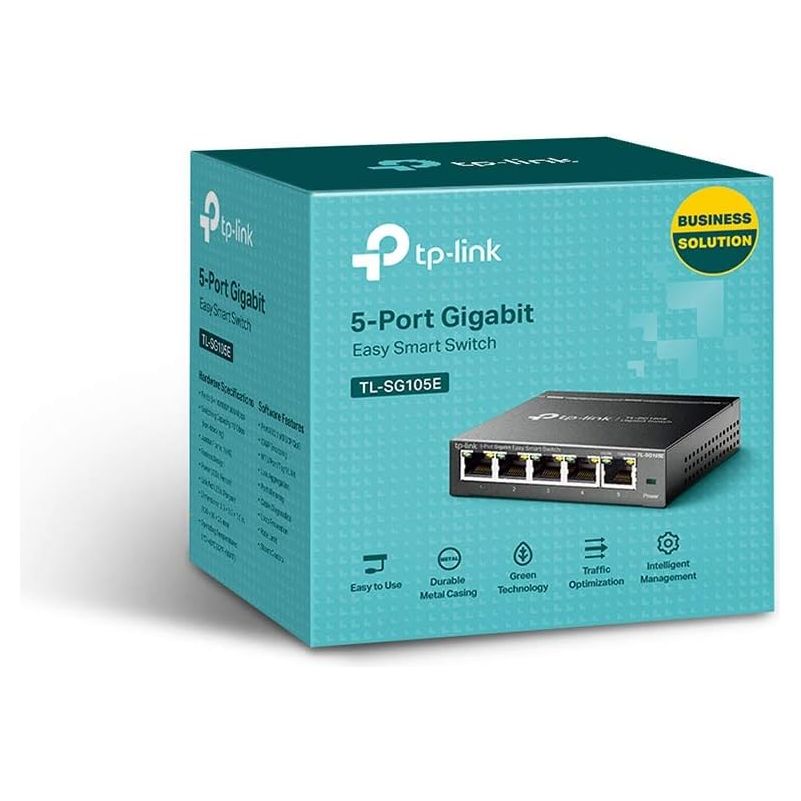 TP - Link Easy Smart TL - SG105E - switch - 5 ports - Amar.co.uk