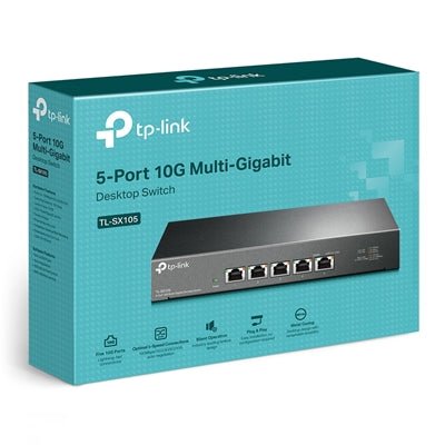 TP - Link TL - SX105 V1 - switch - 5 ports - rack - mountable - Amar.co.uk