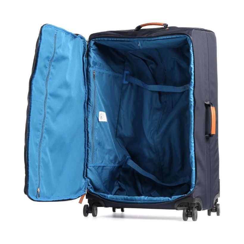 Bric's X - Collection Spinner Trolley (4 wheels) Ocean Blue 77 cm - Amar.co.uk