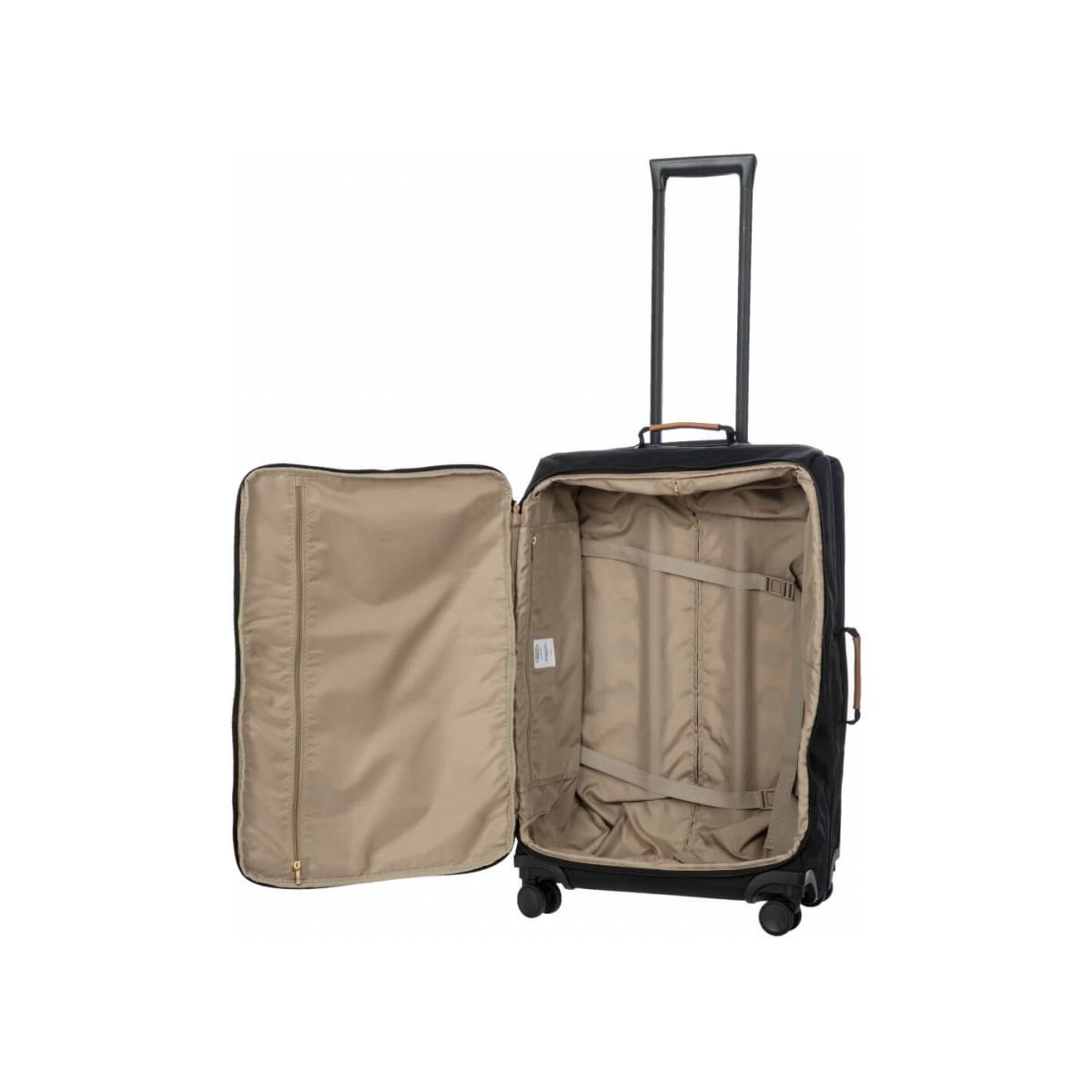 Bric's X - Collection Medium Trolley In Recycled Fabric, Black - Amar.co.uk