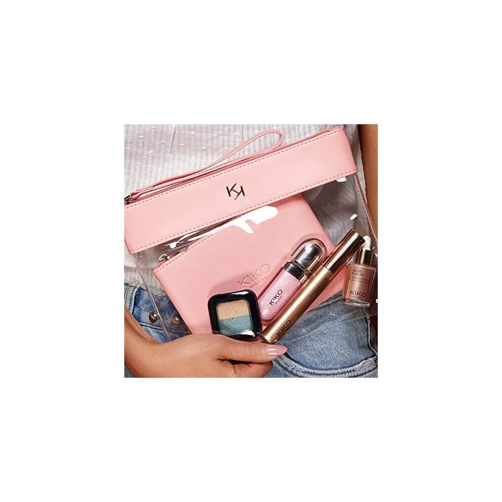 KIKO Milano - Transparent Beauty Case | Clear beauty case with inner pouch - Amar.co.uk