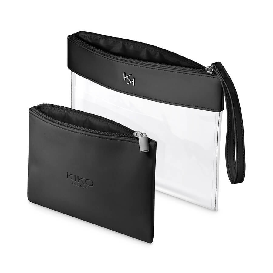 KIKO Milano - Transparent Beauty Case | Clear beauty case with inner pouch - Amar.co.uk