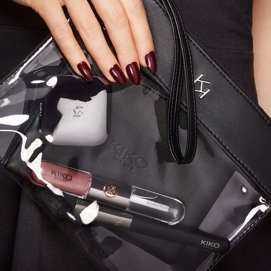 KIKO Milano - Transparent Beauty Case | Clear beauty case with inner pouch - Amar.co.uk