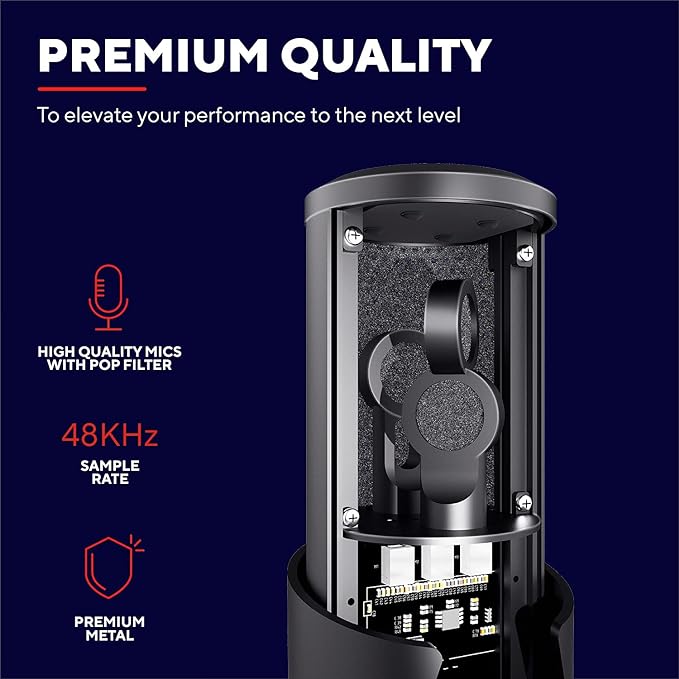 Trust Gaming GXT 258 Fyru Streaming Microphone - Amar.co.uk