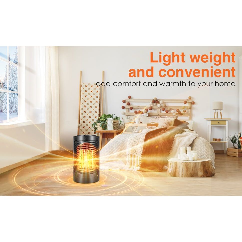 Space Portable Heater Electric Fan 1500W Low Energy Silent 70° 3 Mode Setting UK - Amar.co.uk
