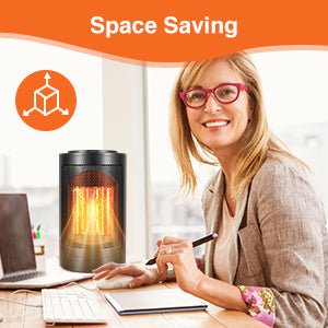 Space Portable Heater Electric Fan 1500W Low Energy Silent 70° 3 Mode Setting UK - Amar.co.uk