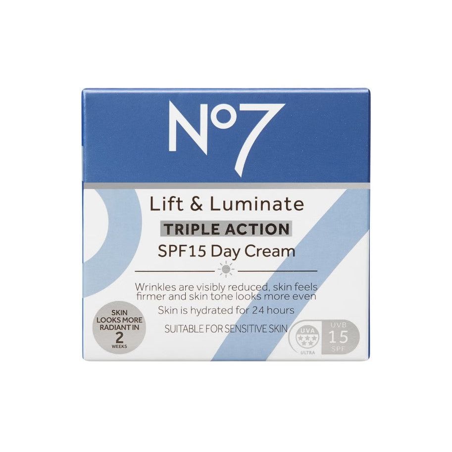 No7 Boots Lift & Luminate Triple Action SPF Day Cream 50ML