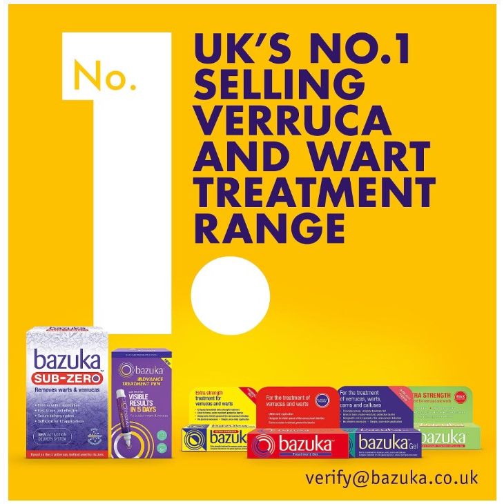 SubZero Freezing Device For Treatment and Removal of Warts and Verrucas. Based on the Cryotherapy Method Used By Doctors, 50 ml
