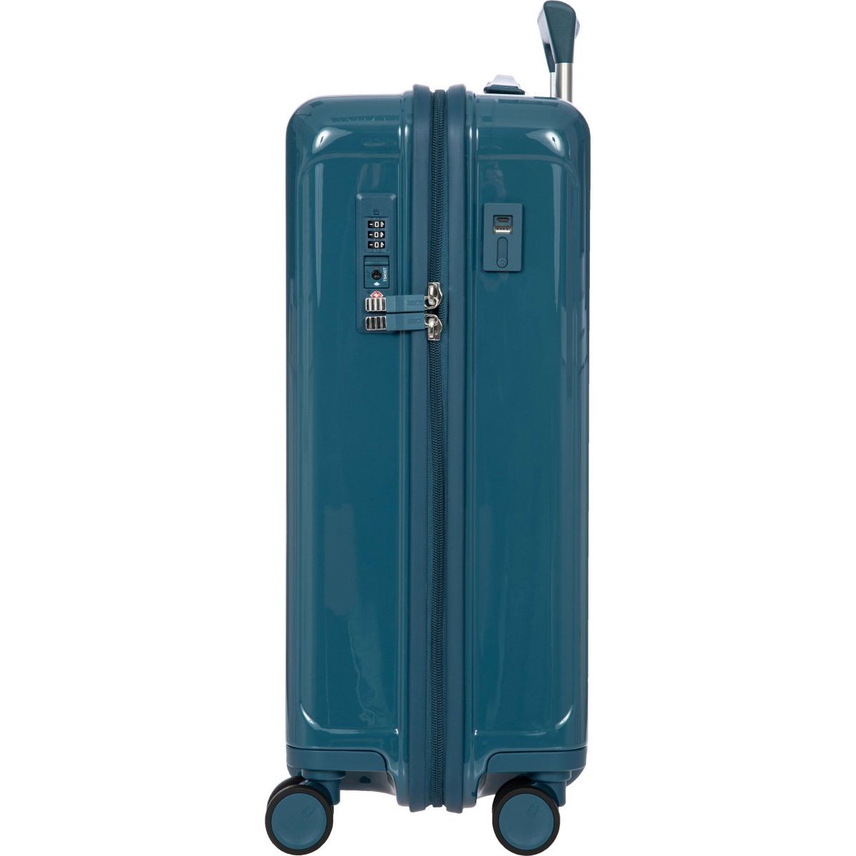 Bric's Milano Positano 4 - Wheel - Trolley Sea Blue - Amar.co.uk