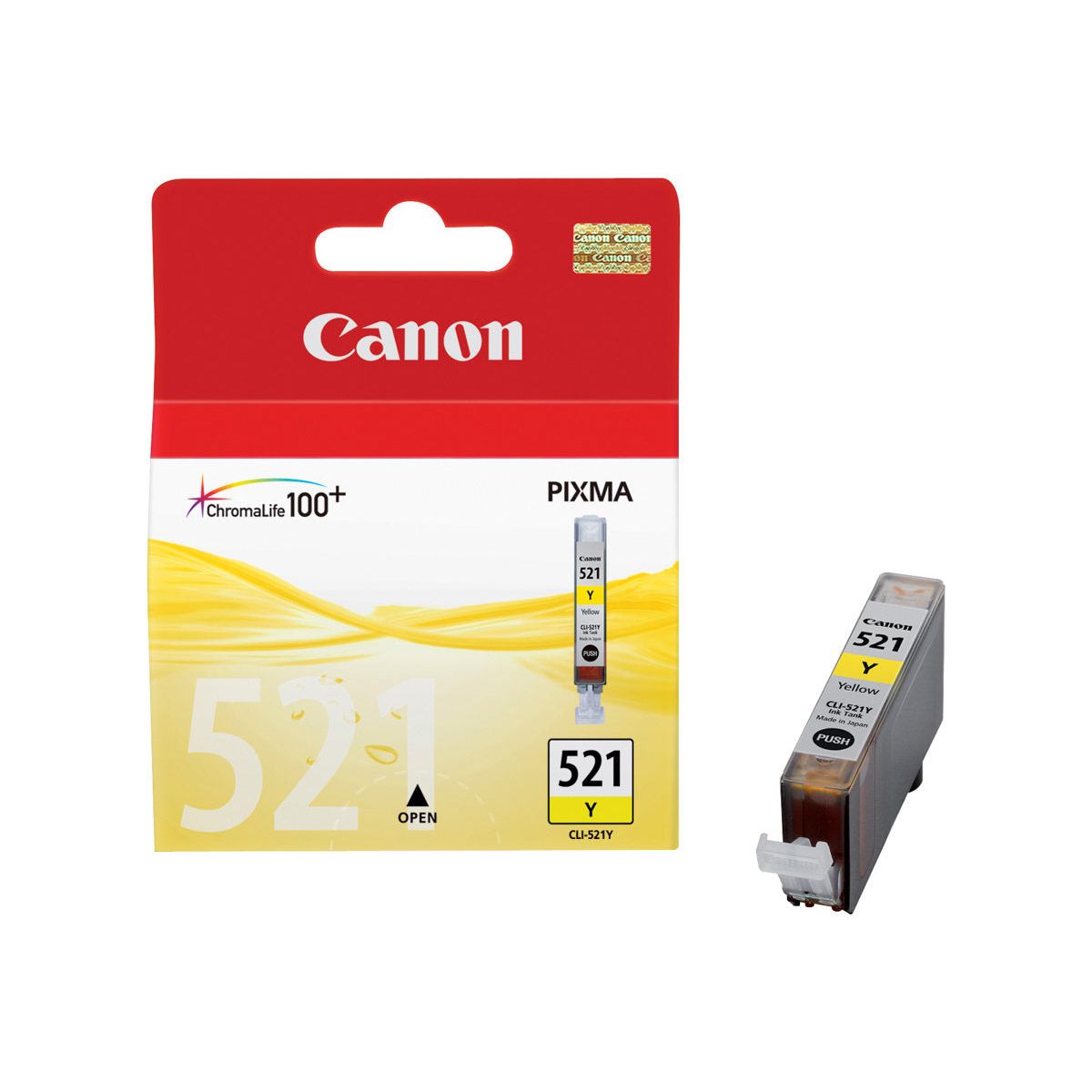 Canon CLI-521Y Yellow Ink Cartridge (2936B008)