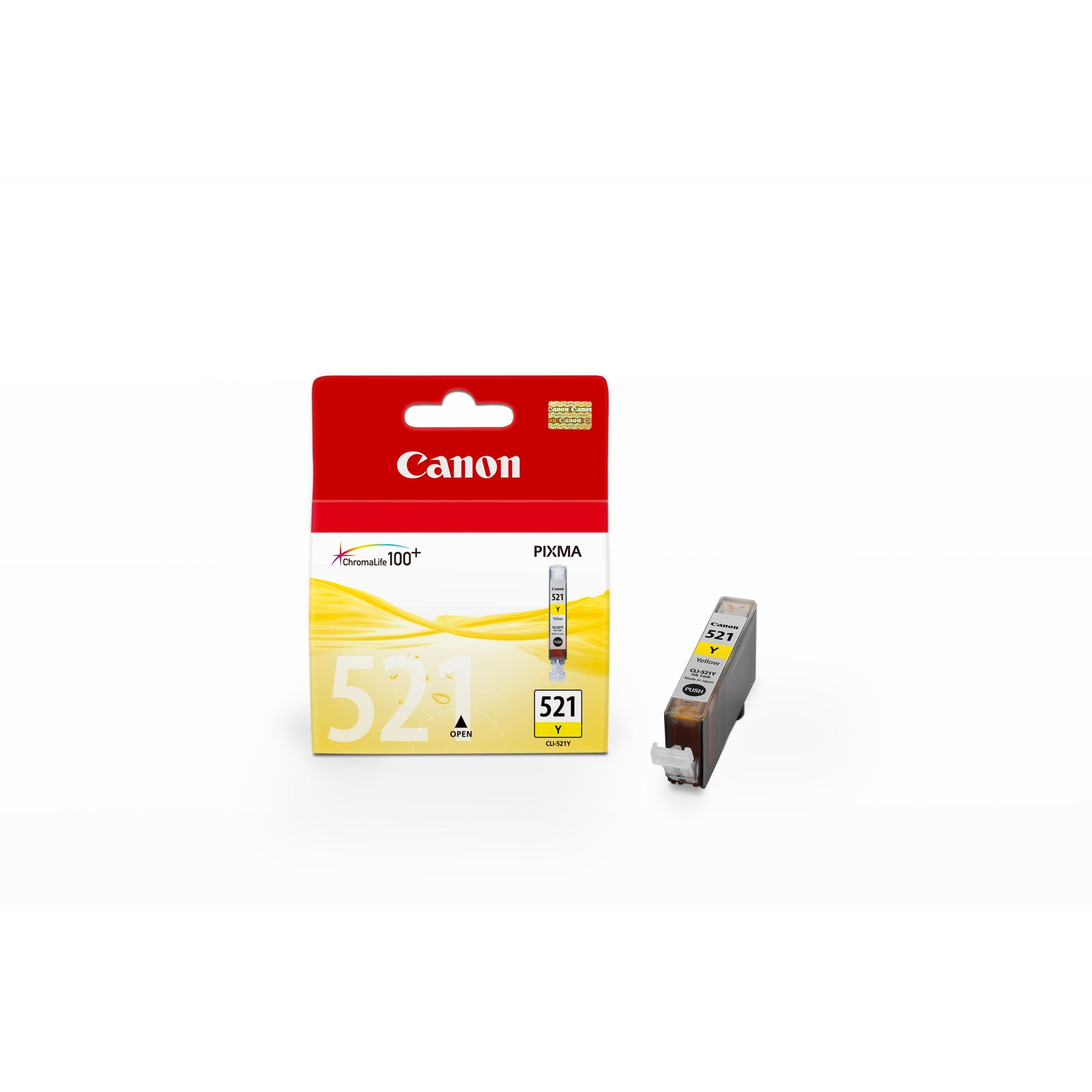 Canon CLI-521Y Yellow Ink Cartridge (2936B008)
