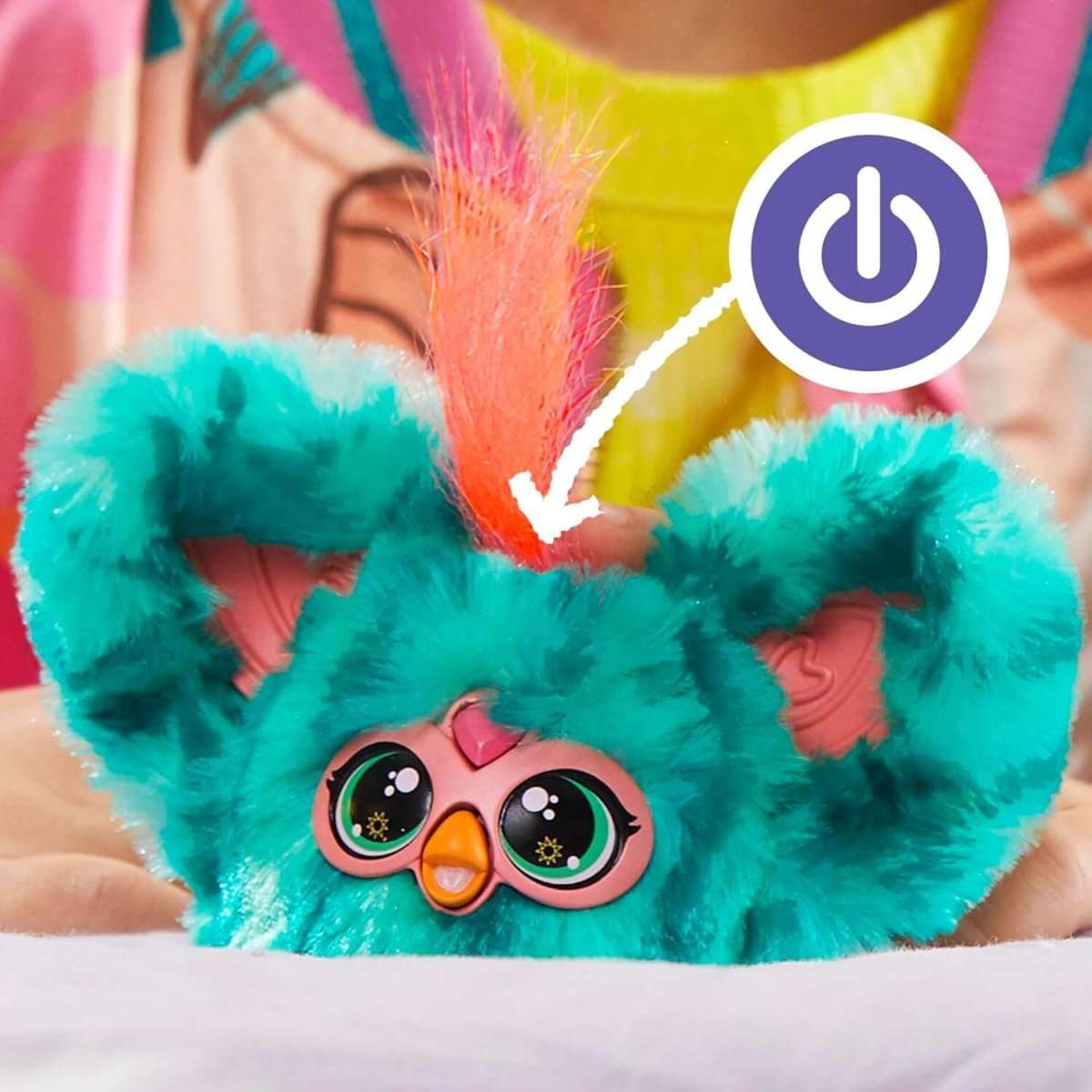 Furby Furblets Mello - Nee Mini Friend | 45+ Sounds, Furbish Phrases | Summer Fun in Watermelon Colors - Amar.co.uk