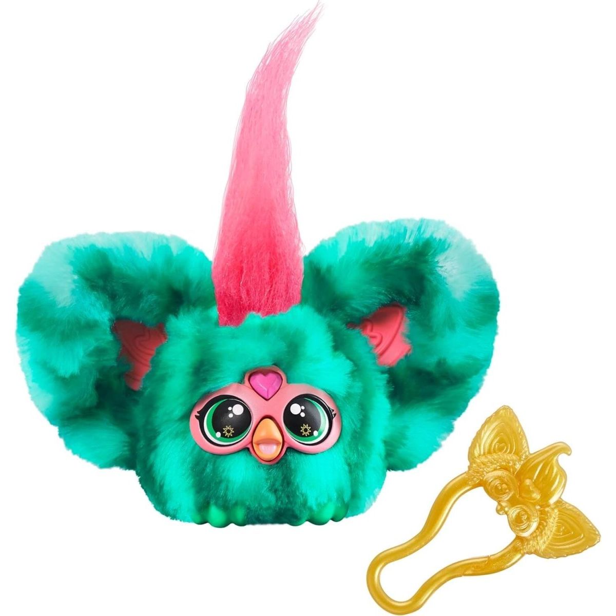 Furby Furblets Mello - Nee Mini Friend | 45+ Sounds, Furbish Phrases | Summer Fun in Watermelon Colors - Amar.co.uk