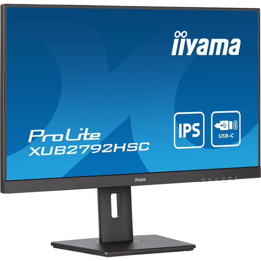 27-Inch Full HD LED  iiyama ProLite Monitor with USB-C - XUB2792HSC-B5 - Amar