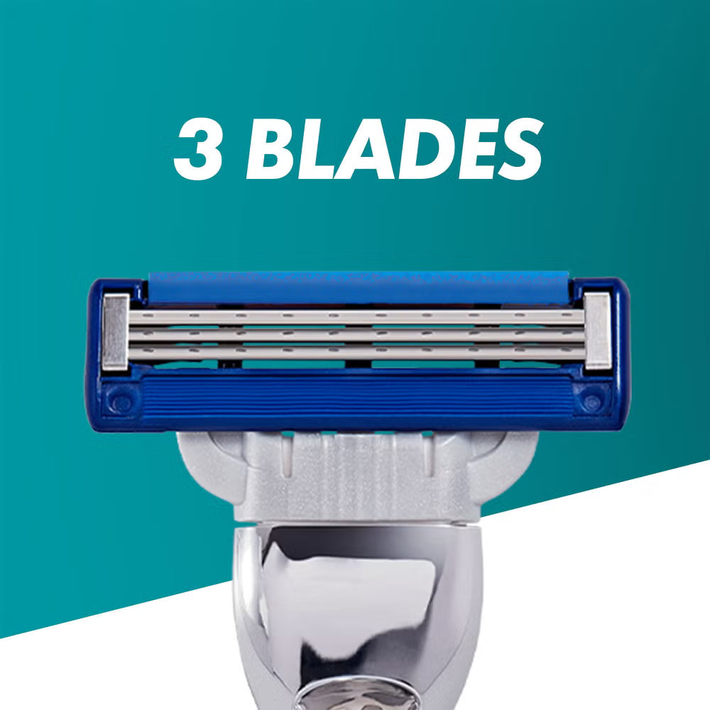 Gillette Mach3 Turbo 3D Razor Blades – 8 Pack Refills