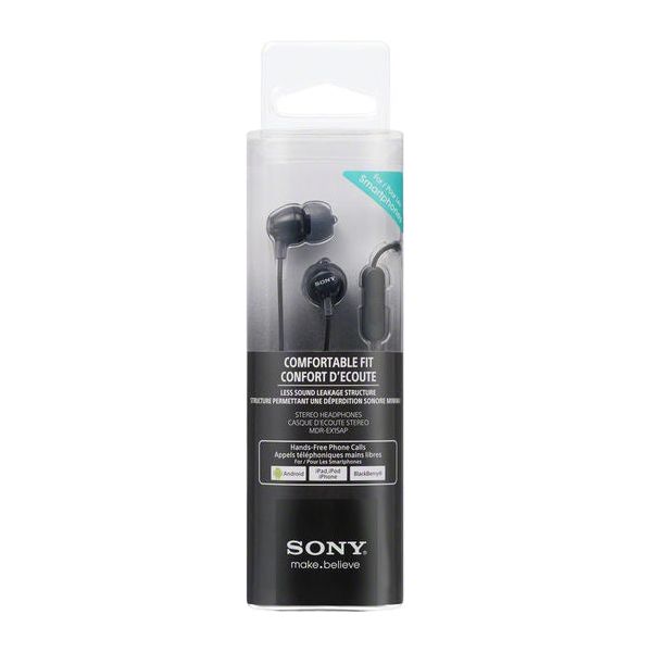 SONY EX15APB Wired Headphones - Black - Amar.co.uk