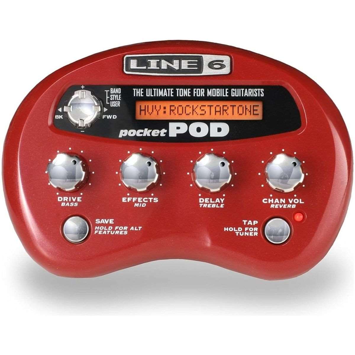 Line 6 Pocket Pod Guitar Amp Emulator Multi Effects Processor - Amar.co.uk